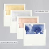 "Cornflower Wedding" - Wedding Invitations in Periwinkle by Chris Griffith - Envelope Liner Options