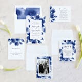 "Cornflower Wedding" - Wedding Invitations in Periwinkle by Chris Griffith - Invitation Suite