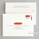 "Joyfully Ever After" - Wedding Invitations in Tangerine by Faith Harlow - FREE Recipient Addressing