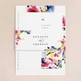 "Technicolor Flora" - Wedding Invitations in Poppy by Angela Marzuki - Assembled