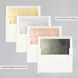 "Olive Branch" - Wedding Invitations in Olive by Wildfield Paper Co - Envelope Liner Options