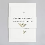 "Olive Branch" - Wedding Invitations in Olive by Wildfield Paper Co - Assembled