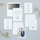 "Olive Branch" - Wedding Invitations in Olive by Wildfield Paper Co - Invitation Suite