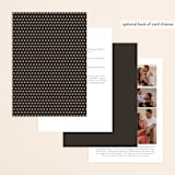 "Until Death" - Wedding Invitations in Golden by Katie Zimpel - Back of Card