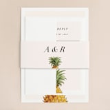 "Party in Paradise" - Wedding Invitations in Pineapple by Erin Hodges - Assembled