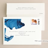 "blue tides" - Wedding Invitations in Sea Blue by Erin Deegan - FREE Recipient Addressing