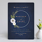 "Floral Ring" - Wedding Invitations in Atlantic by Karidy Walker - Front