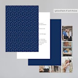 "Floral Ring" - Wedding Invitations in Atlantic by Karidy Walker - Back of Card