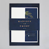 "Floral Ring" - Wedding Invitations in Atlantic by Karidy Walker - Assembled