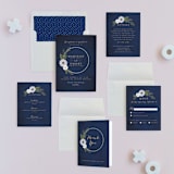 "Floral Ring" - Wedding Invitations in Atlantic by Karidy Walker - Invitation Suite