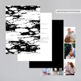 "Perspective" - Wedding Invitations in Noir by Kimberly FitzSimons - Back of Card