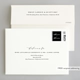 "Perspective" - Wedding Invitations in Noir by Kimberly FitzSimons - FREE Recipient Addressing