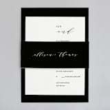 "Perspective" - Wedding Invitations in Noir by Kimberly FitzSimons - Assembled