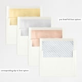 "Grande Botanique" - Wedding Invitations in Mist by Bonjour Paper - Envelope Liner Options