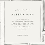 "Pattern Play" - Wedding Invitations in Pebble by Anelle Mostert - Close-Up