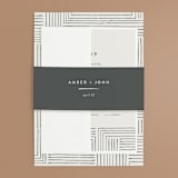 "Pattern Play" - Wedding Invitations in Pebble by Anelle Mostert - Assembled