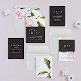 "Botanic" - Wedding Invitations in Midnight by kelli hall - Invitation Suite