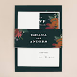 "Midnight Garden" - Wedding Invitations in Deep Sea by Jennifer Wick - Assembled