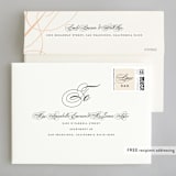 "Today & Always" - Wedding Invitations in Peach by Stacey Meacham - FREE Recipient Addressing