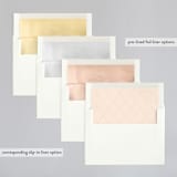"Today & Always" - Wedding Invitations in Peach by Stacey Meacham - Envelope Liner Options