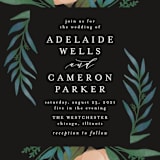 "Twilight" - Wedding Invitations in Coal by Lehan Veenker - Close-Up