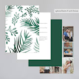 "Destination" - Wedding Invitations in Palm by Pink House Press - Back of Card