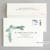 "Destination" - Wedding Invitations in Palm by Pink House Press - FREE Recipient Addressing