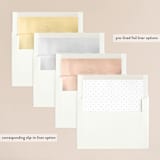 "Forever And" - Wedding Invitations in Black Tie by Kim Dietrich Elam - Envelope Liner Options
