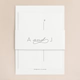"Forever And" - Wedding Invitations in Black Tie by Kim Dietrich Elam - Assembled