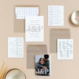 "His and Hers" - Wedding Invitations in Dusk by Erin Deegan - Invitation Suite