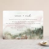 "Sweet Setting" - Wedding Invitations in Carnation by Lindsay Megahed - Front