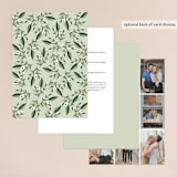 "Paradise" - Wedding Invitations in Forest by Oma N. Ramkhelawan - Back of Card