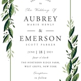 "Paradise" - Wedding Invitations in Forest by Oma N. Ramkhelawan - Close-Up