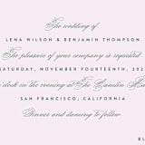 "You're My Type" - Wedding Invitations in Forest by Wildbrook Press - Close-Up
