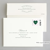 "You're My Type" - Wedding Invitations in Forest by Wildbrook Press - FREE Recipient Addressing