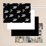 "Love Actually" - Wedding Invitations in Onyx by Design Lotus - Back of Card