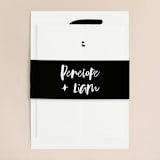 "Love Actually" - Wedding Invitations in Onyx by Design Lotus - Assembled
