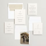 "Sense and Sensibility" - Wedding Invitations in Cloud by Design Lotus - Invitation Suite