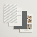 "Scripted Names" - Wedding Invitations in Pearl by Hooray Creative - Back of Card Options