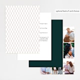 "Palm Layers" - Wedding Invitations in Palm Frond by Jill Means - Back of Card