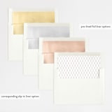 "Palm Layers" - Wedding Invitations in Palm Frond by Jill Means - Envelope Liner Options