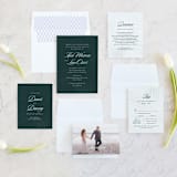 "Palm Layers" - Wedding Invitations in Palm Frond by Jill Means - Invitation Suite