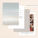 "Grounded in Love" - Wedding Invitations in Porcelain by Nicole Walsh - Back of Card