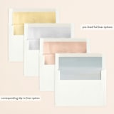 "Grounded in Love" - Wedding Invitations in Porcelain by Nicole Walsh - Envelope Liner Options