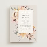 "Sonnet" - Wedding Invitations in Almond by Petra Kern - Front