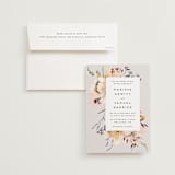 "Sonnet" - Wedding Invitations in Almond by Petra Kern - Invitation with Envelope