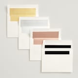 "Modern Classic Names" - Wedding Invitations in Onyx by Emily Betts - Envelope Liner Options
