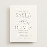 "Ashbury" - Wedding Invitations in Ink by Kristie Kern - Front