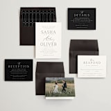 "Ashbury" - Wedding Invitations in Ink by Kristie Kern - Invitation Suite