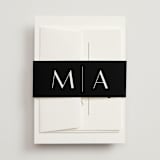 "Margot" - Wedding Invitations in Midnight by Lauren Chism - Assembled